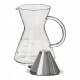 Cafetera Pour Over Borosilicato con Filtro de AC-Inox 500ml Sin Color