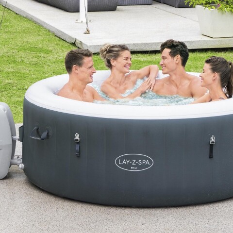 Lay-Z-Spa Bali Air Jet Bestway con Luces LED 669 litros Lay-Z-Spa Bali Air Jet Bestway con Luces LED 669 litros