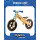 Chivita Bicicleta de equilibrio Monster Azul