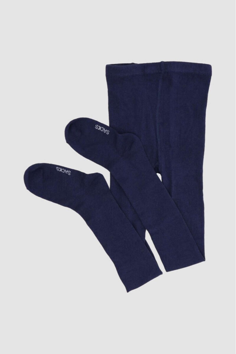 Cancan kids de algodón liso - Azul 