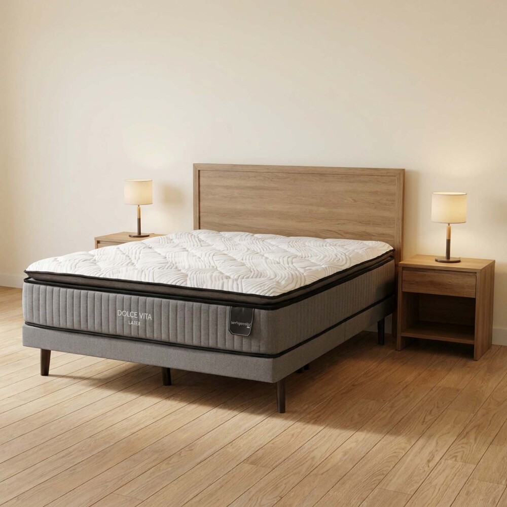 SOMMIER 2 PLAZAS RESORTES DOLCEVITA
