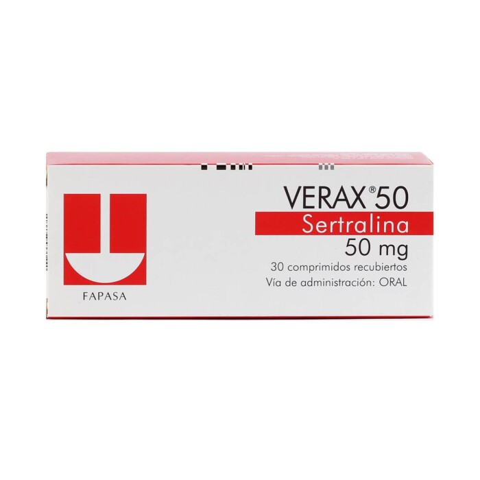 VERAX 50 MG. CJ X 30 COMPRIMIDOS única