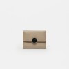 Billetera The Circle En Cuero Graneado Taupe