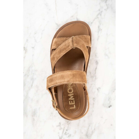 Sandalia Gamuza Camel