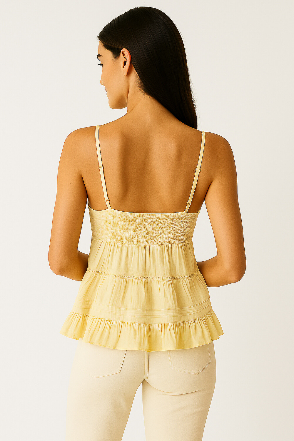 Musculosa Aponea Amarillo Palido