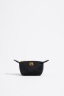 MONEDERO TRAPECIO MINI NYLON Negro