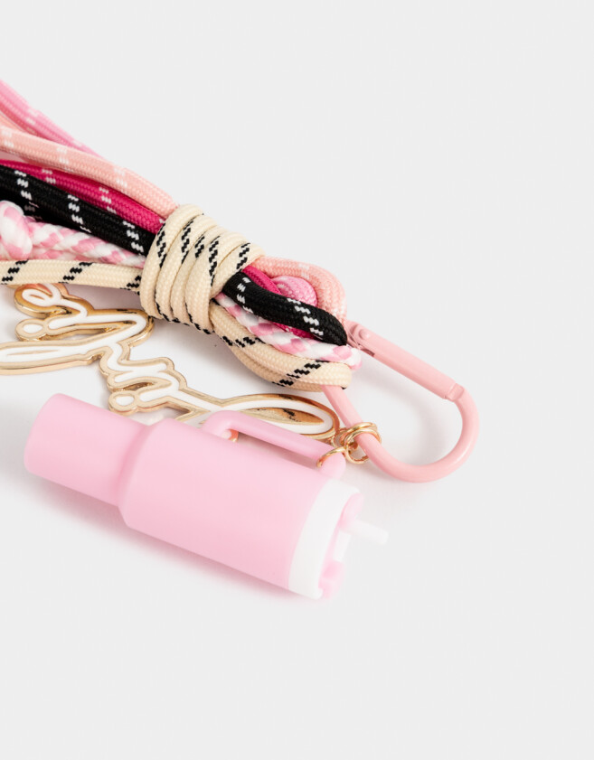 Llavero Metal Llavero Y Charm De Mini Vaso - Combinacion Multicolor