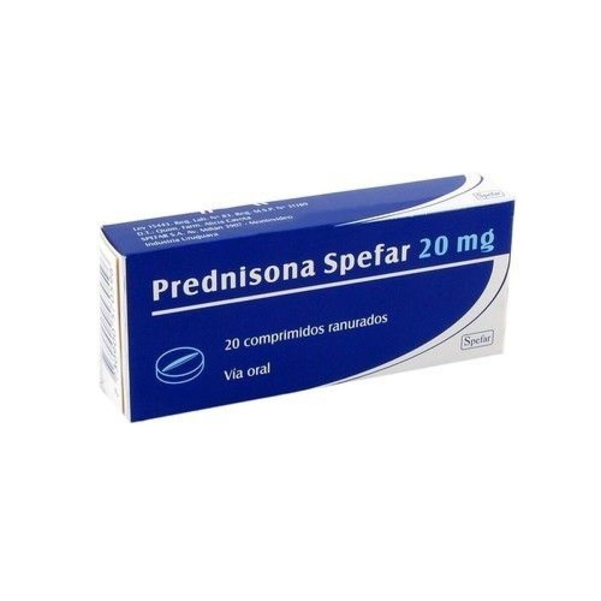 Prednisona Spefar 20 mg x20 Comprimidos – Antiinflamatorio 