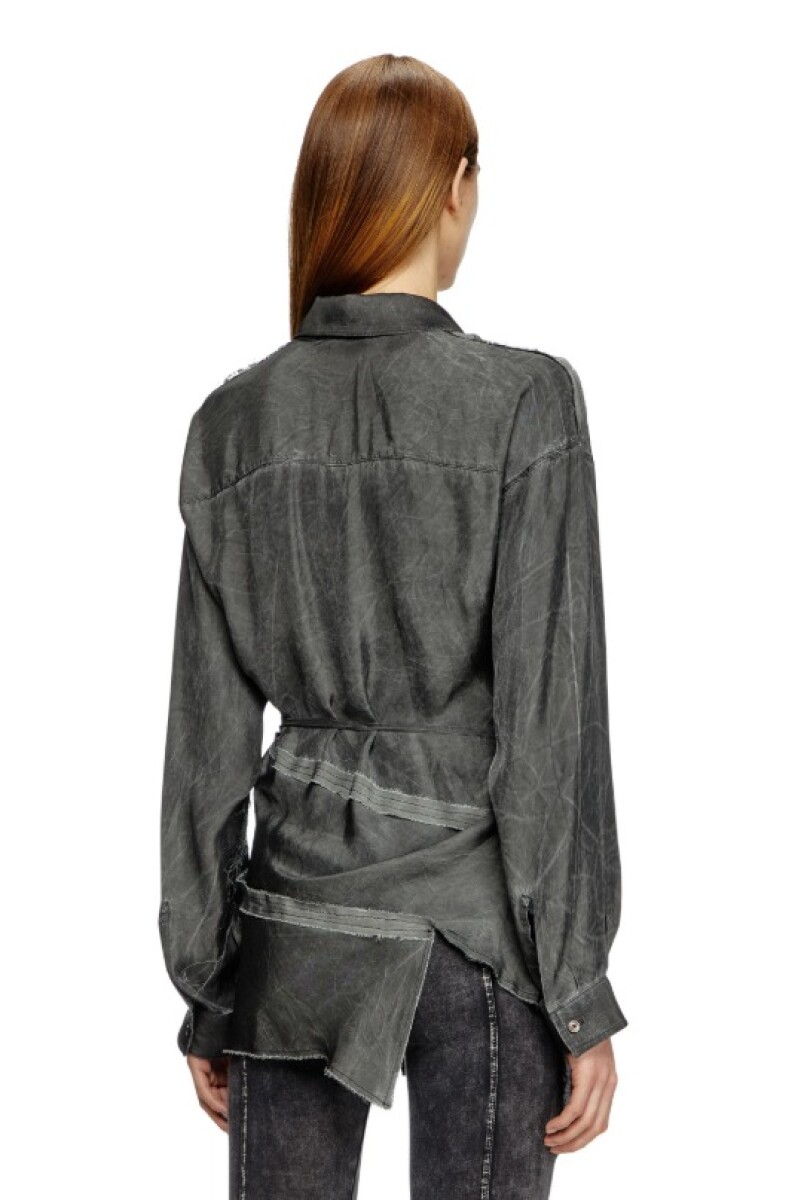 C-RAZY-Q1 SHIRT Negro