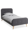 Estructura cama 90x200 KONGSBERG gris Estructura cama 90x200 KONGSBERG gris
