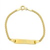 Pulsera Identidad Bismark -Oro bajo-Sin Piedra-PU8019 sinpiedra