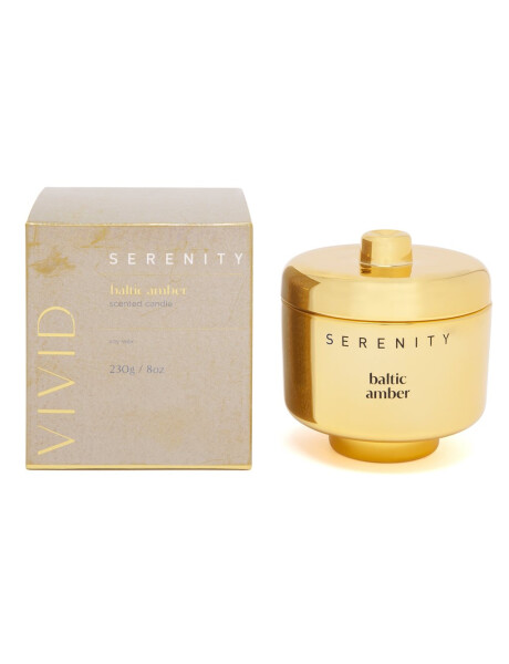 VELA SERENITY 230G AMBAR BALTICO Y ALMIZCLE VELA SERENITY 230G AMBAR BALTICO Y ALMIZCLE