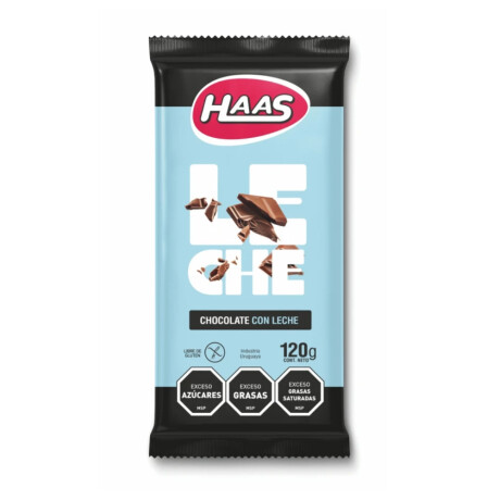 Tableta de Chocolate Haas Leche 120g Tableta de Chocolate Haas Leche 120g