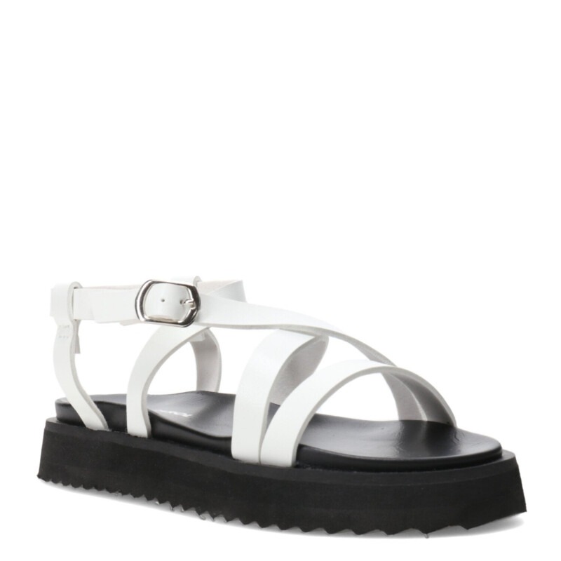 Sandalias de Niña MINI Miss Carol Califa con Hebilla Blanco