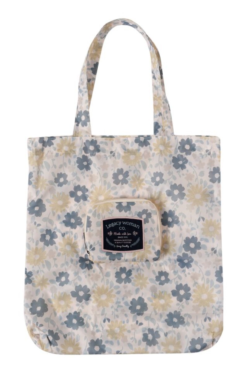 BOLSA PLEGABLE ESTAMPADA - Floral 