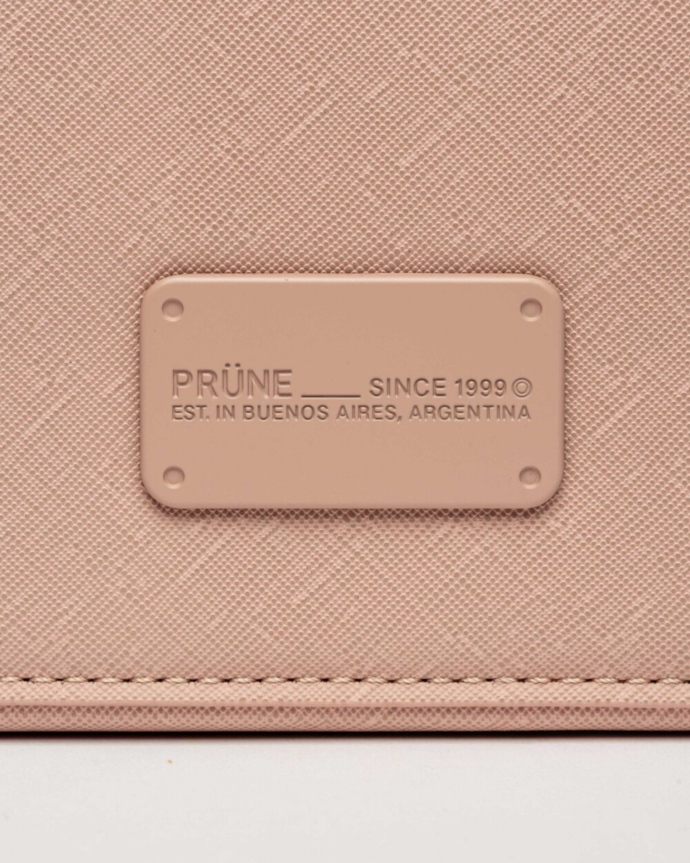 Cartera de mano New Penny en efecto cuero saffiano Rosa
