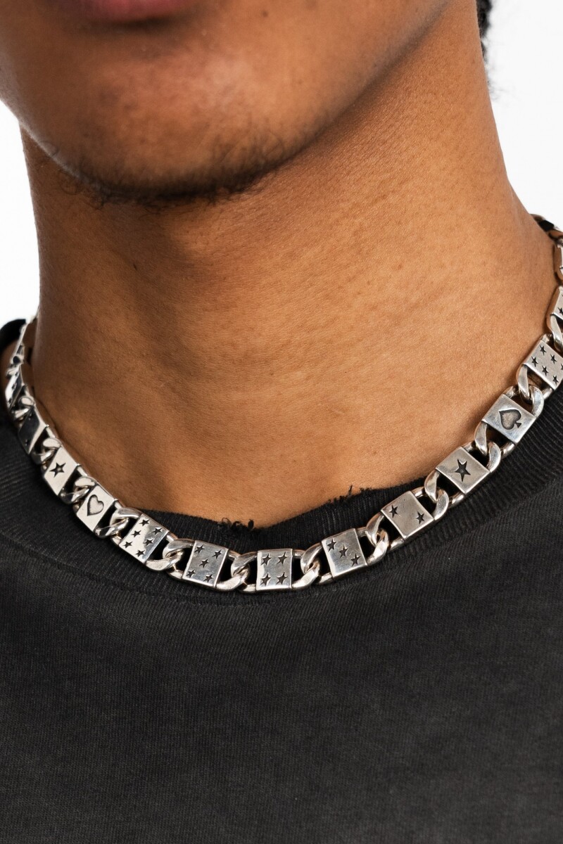 Twojeys Deck Necklace Plata Plata