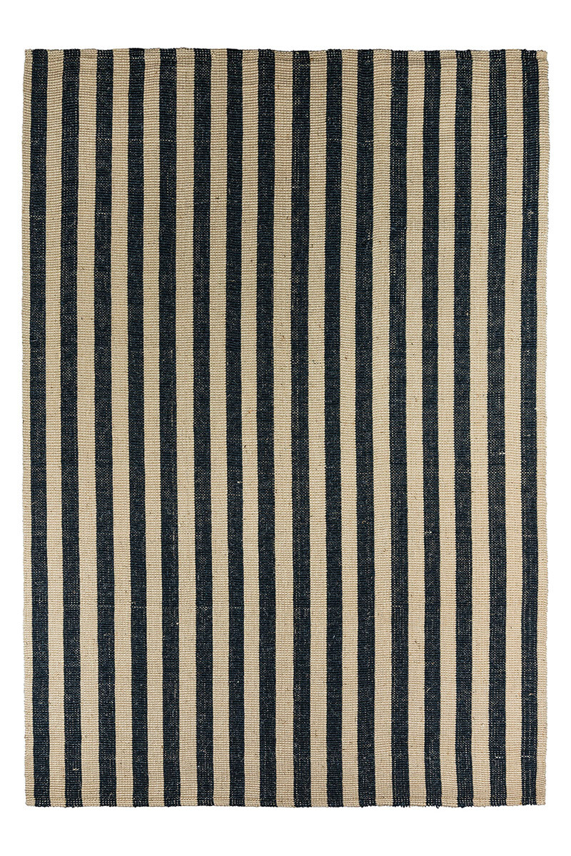 Mumbai - ALFOMBRA MUMBAI JUTE 160X230 NATURAL BLACK 