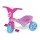 Triciclo de plástico con pedales diseño ergonómico Rosa