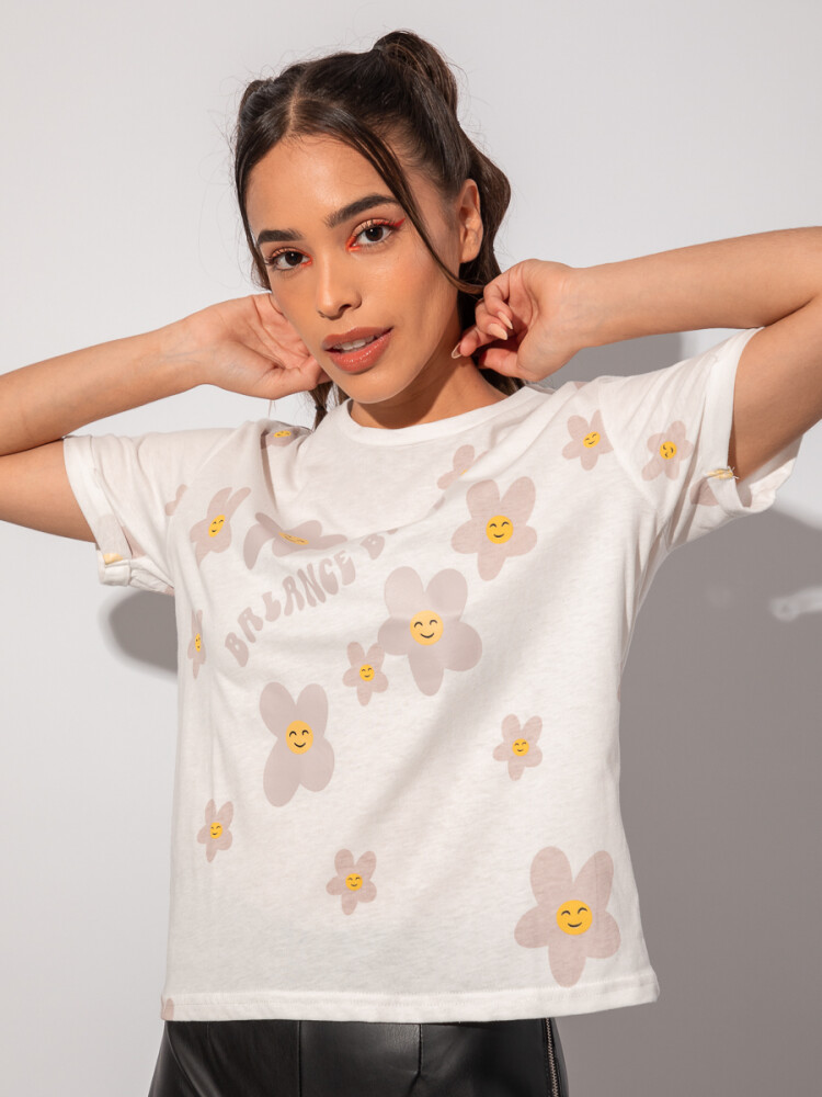 REMERA BALANCE Crudo