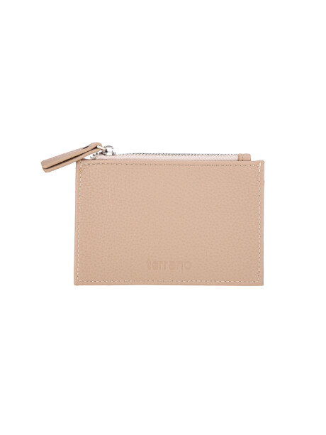 Tarjetero Bélgica Beige