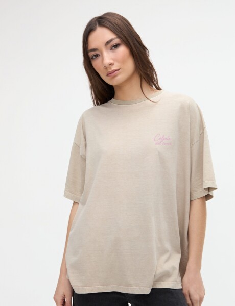 Remera Mina Marrón