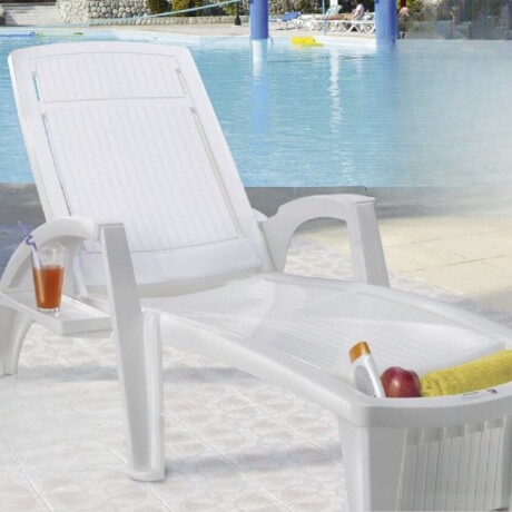 Silla Plástica Mor Bela Vista Apoya Brazos BLANCO