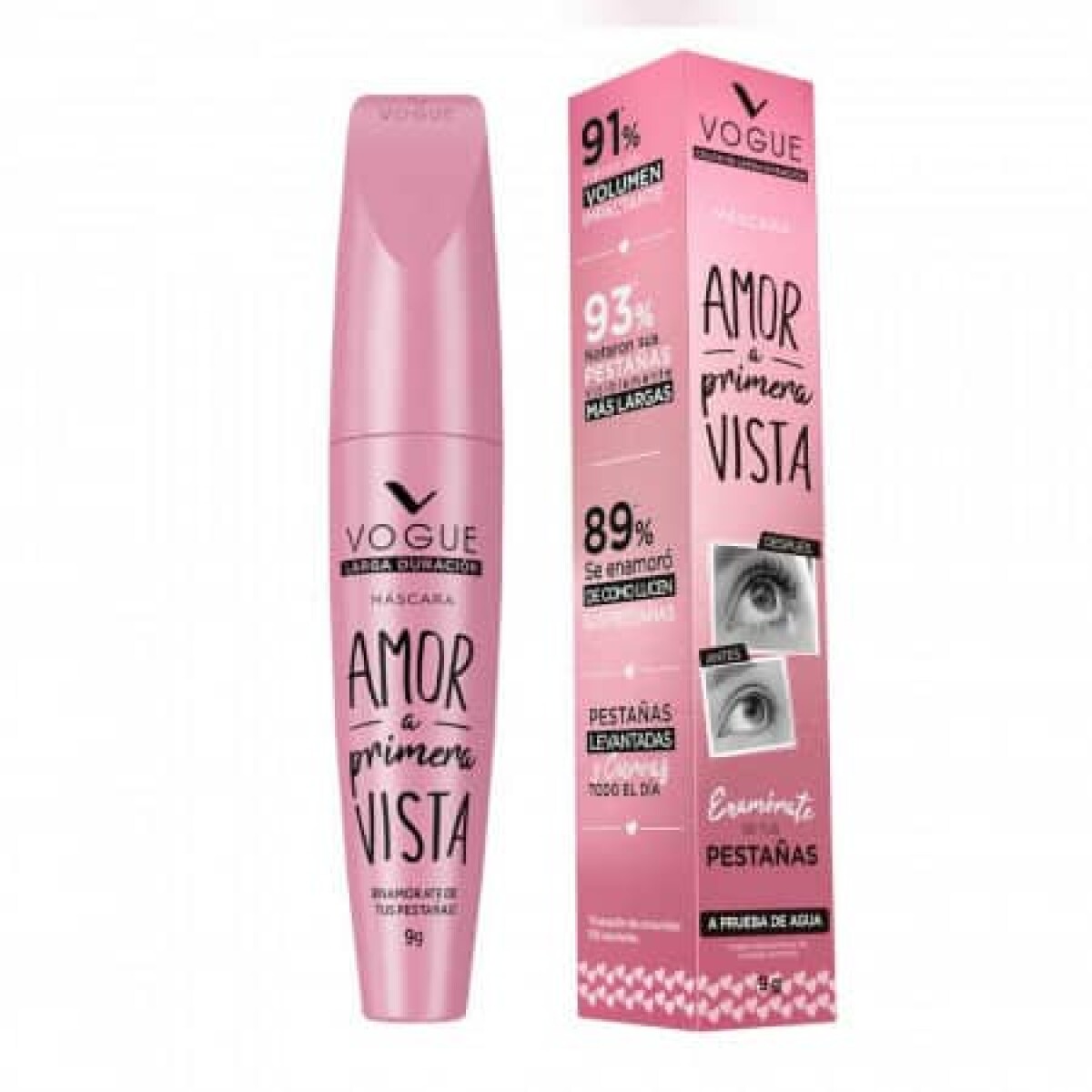 Vogue Mascara Amor A Primera Vista Waterproof 