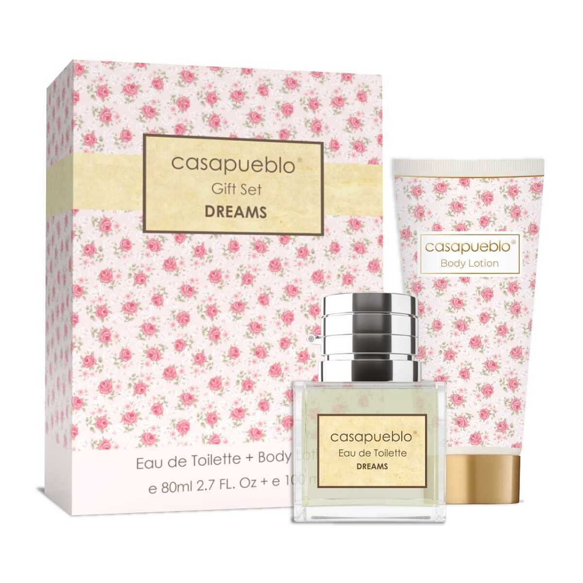 Perfume Casapueblo Dreams Edt 80 Ml. +crema Corporal 100 Ml. 