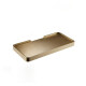 Jabonera Metalica De Apoyo Serie Mantua Color Brushed Gold