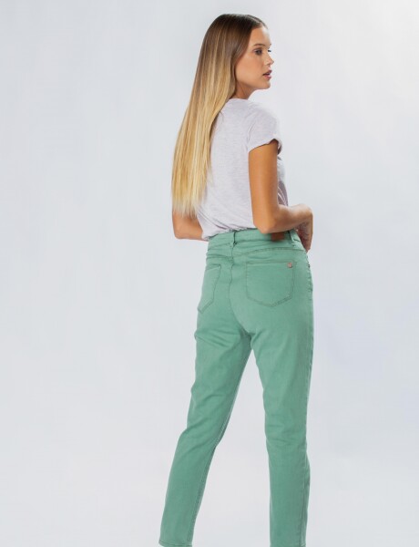 Pantalón 5 bolsillos Verde