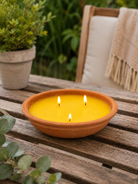VELA CITRONELA AMARILLO