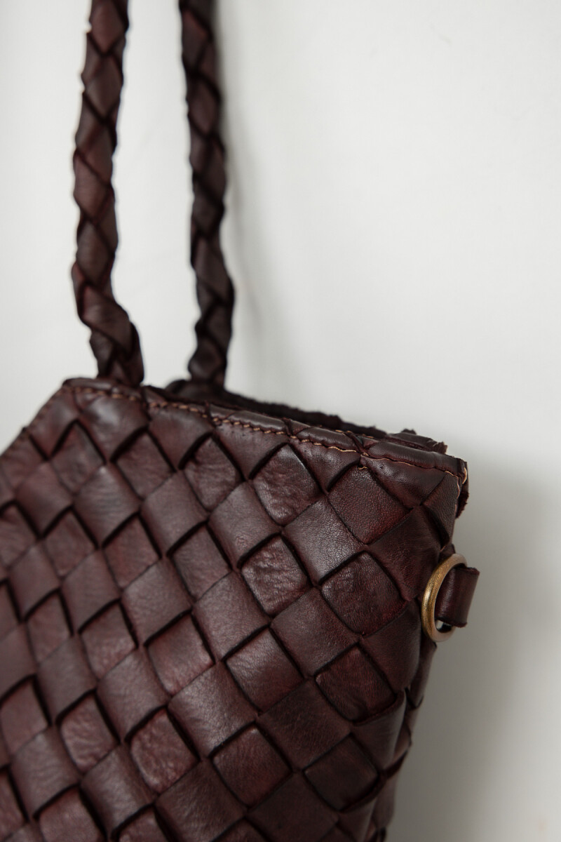 Noble Leather Bag Bordeaux