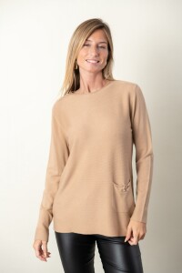 BUZO OLIVINO Camel