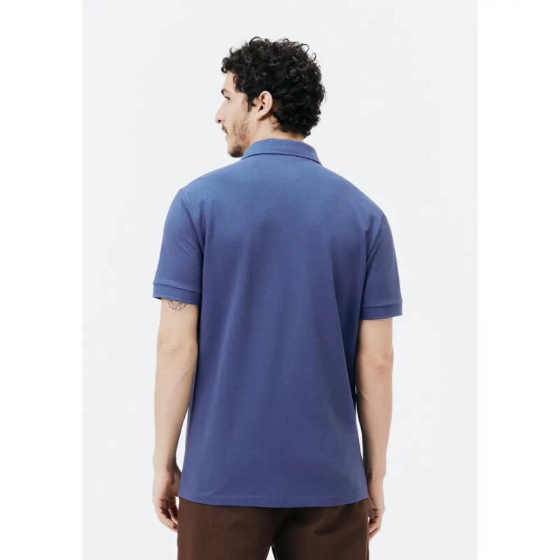 CAMISA POLO MM MASC AZUL MEDIO