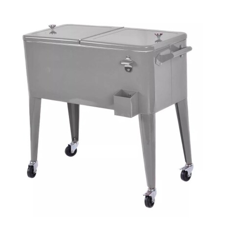 Conservadora Bar con Ruedas 76 L Plata