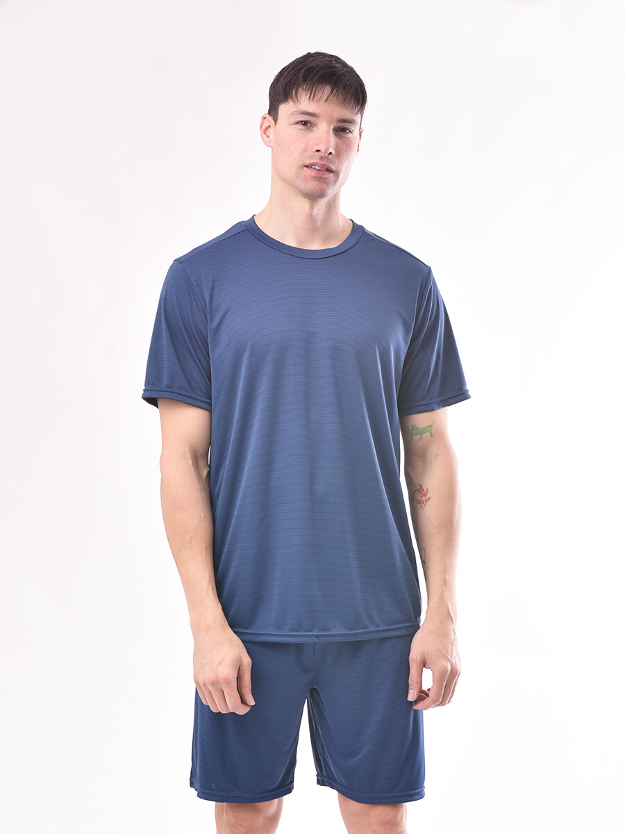 REMERA NIKOLAOS - AZUL OSCURO 