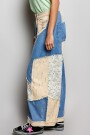 PANTALON CON PARCHES Denim