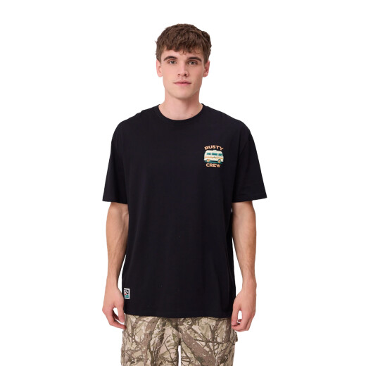 Remera Rusty Lungud - Negro Remera Rusty Lungud - Negro