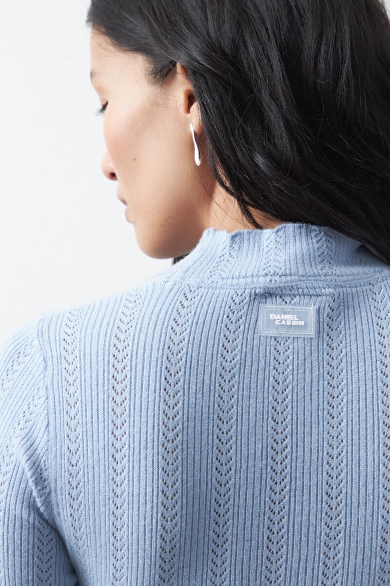 POLERA SELVA Celeste