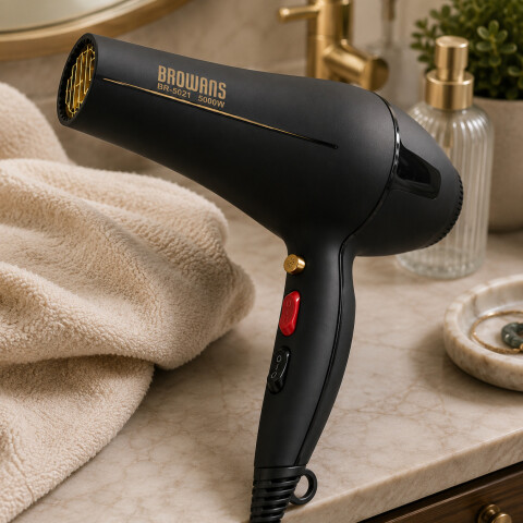 Secador De Pelo Pro Moser 5000W 2 Velocidades 3 Temperaturas Variante Color Negro