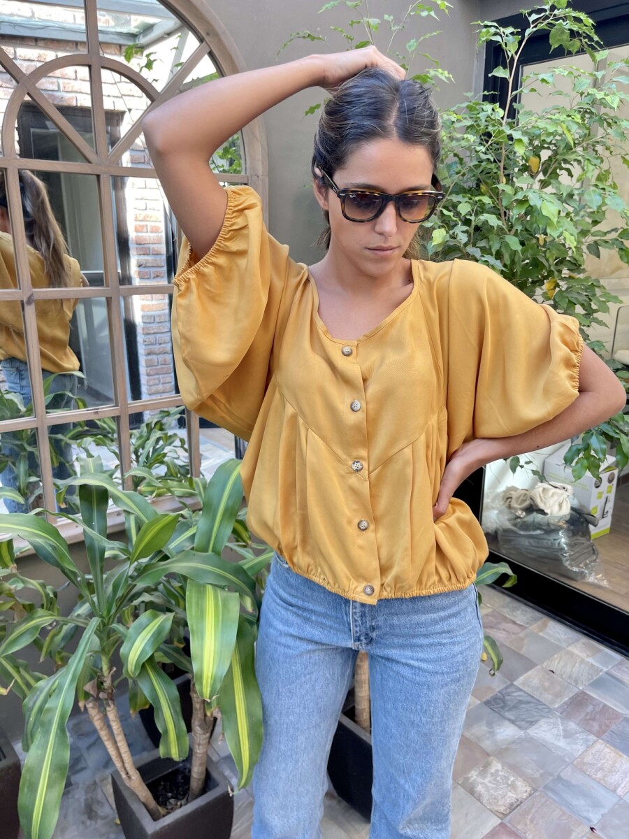 Camisa Baloon - Mostaza 