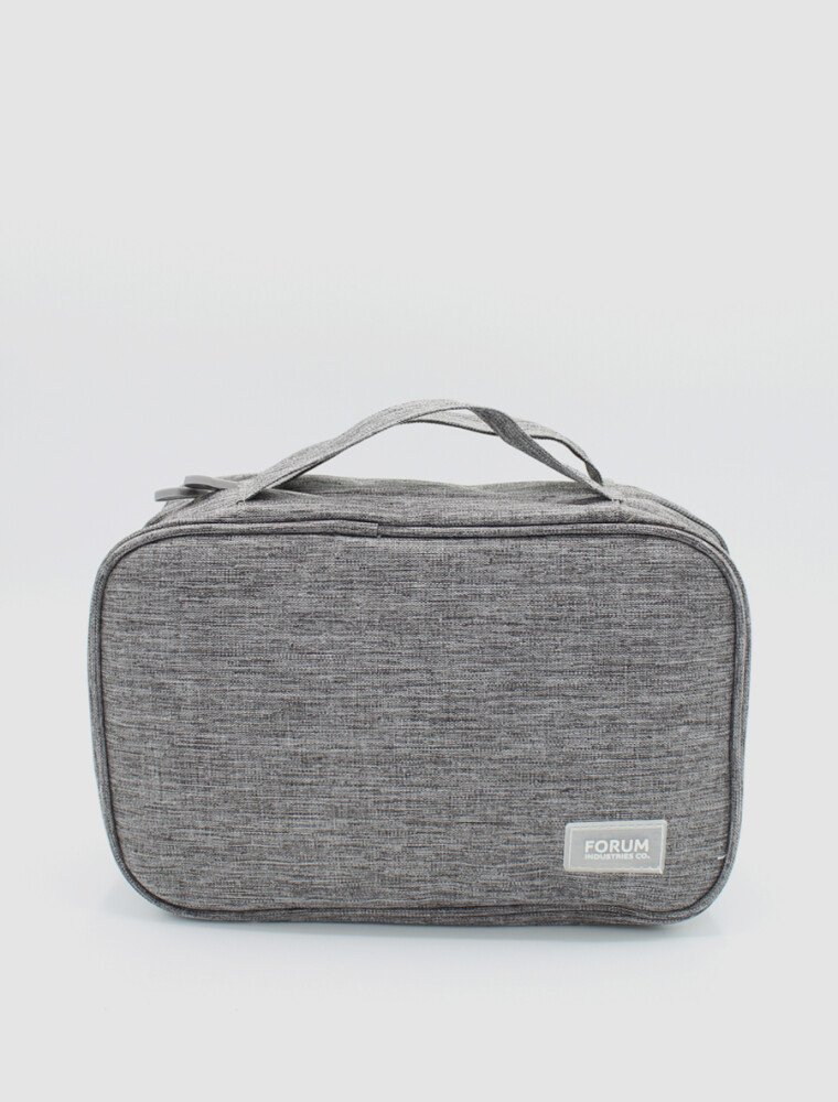 Necessaire de Viaje Desplegable Gris Oscuro