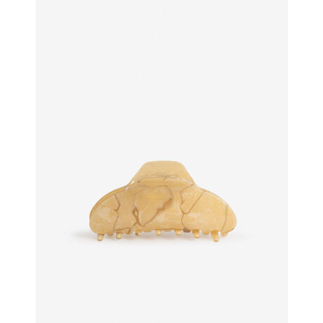 Broche Marbeled Amarillo Claro