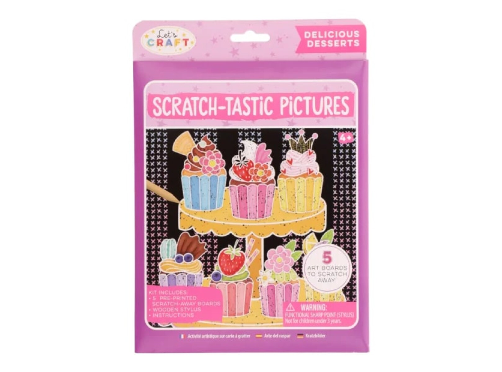 Laminas Scratch Lets Craft - Postres 
