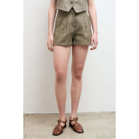 Short Pileo Olive