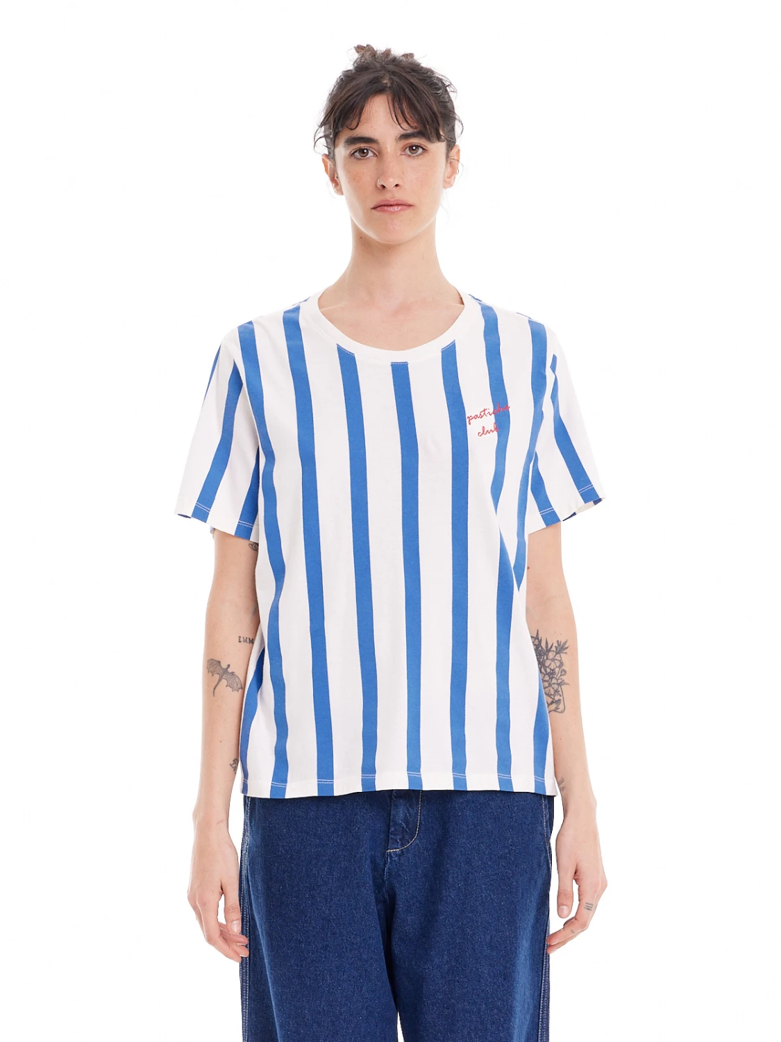 T-shirt Atenas Stripes azul s