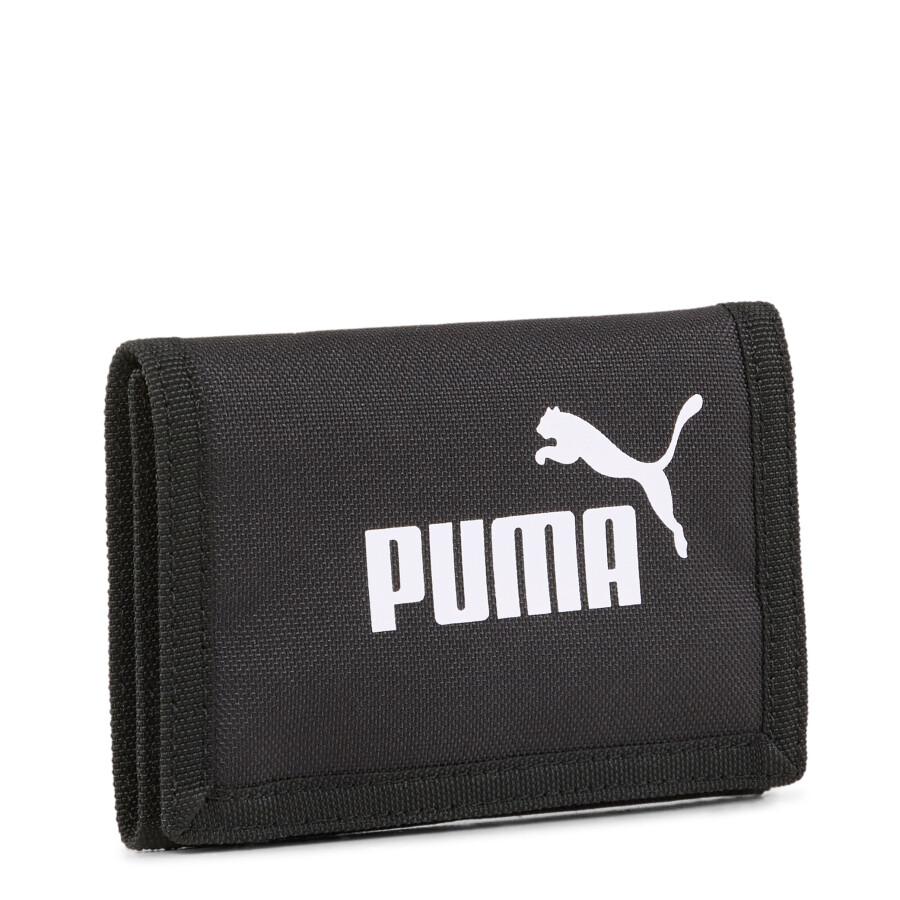 Billetera Puma Phase Negro - Blanco