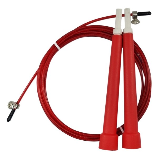 Cuerda De Saltar C/ Rúleman Entrenamiento Ejercicio Aeróbico VARIANTE COLOR ROJO