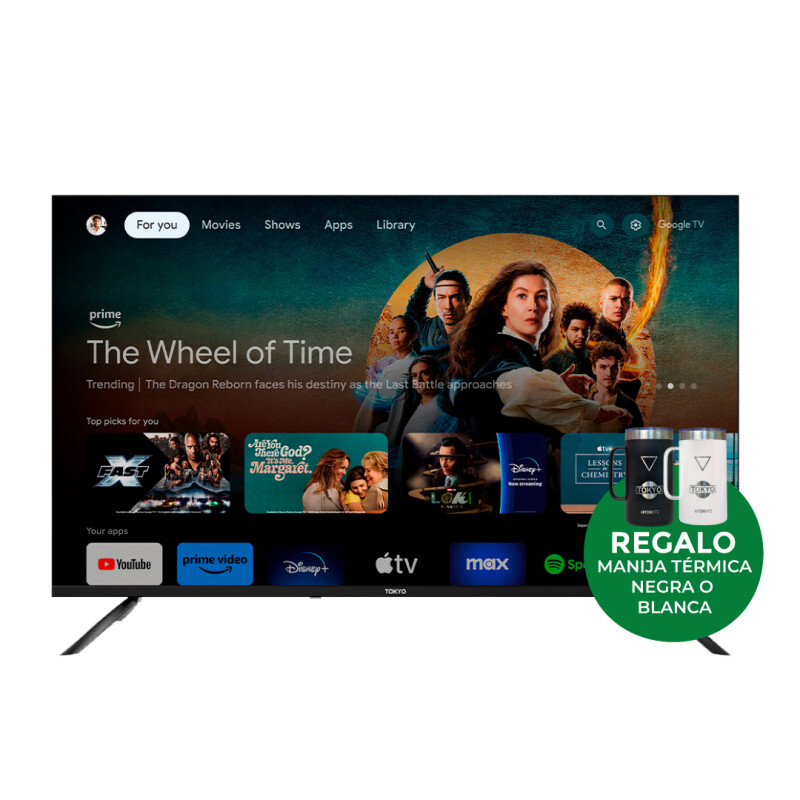 Smart Tv Tokyo 65¨ 4K Flameless Con Chromecast Incluido OKUF65GTV Smart Tv Tokyo 65¨ 4K Flameless Con Chromecast Incluido OKUF65GTV